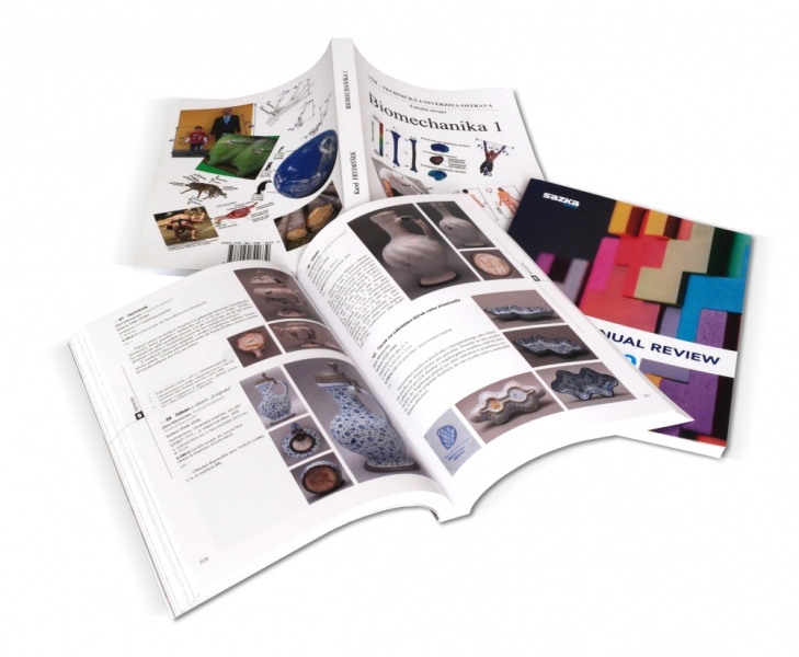 Graphic and text processing of all advertising materials