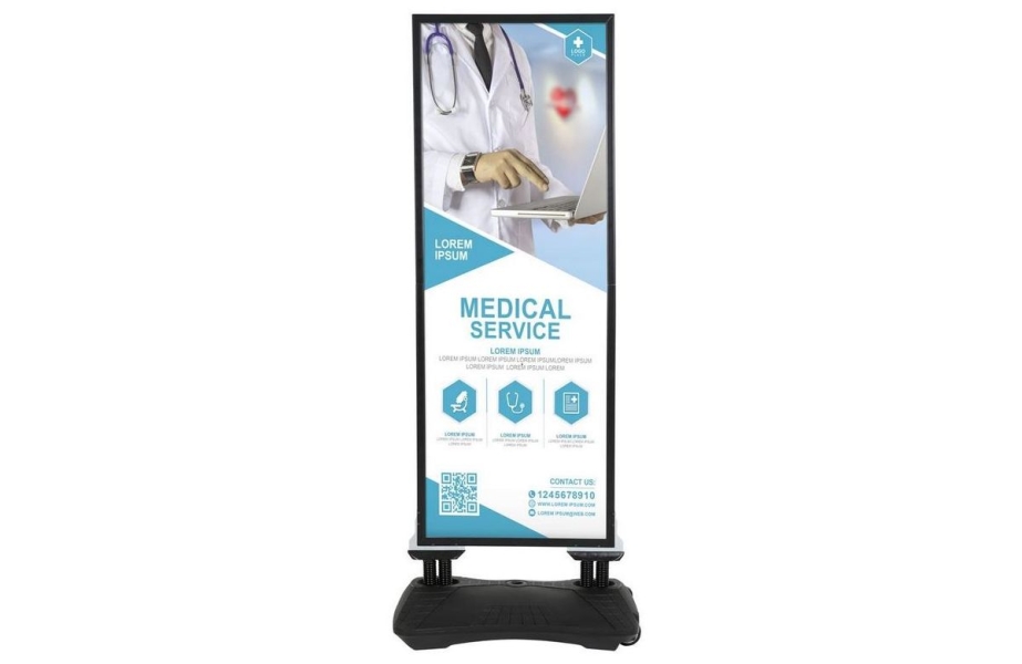 Outdoor advertising - banners, flags, roll up banners, 3D banners